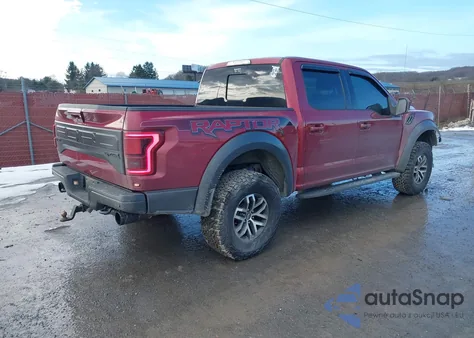 2017 Ford F-150 Raptor из США, поврежденный, VIN 1FTFW1RG3HFB36775